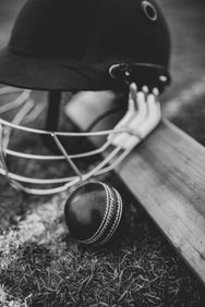 Cricket Hat and Ball
